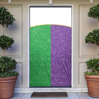 Mardi Gras Crown Door Cover Western Yoke Glitter Style