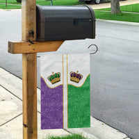 Mardi Gras Crown Garden Flag Western Yoke Glitter Style