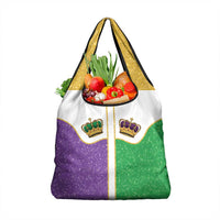 Mardi Gras Crown Grocery Bag Western Yoke Glitter Style