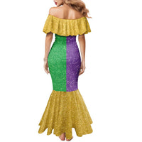 Mardi Gras Crown Mermaid Dress Western Yoke Glitter Style