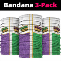 Mardi Gras Crown Neck Gaiter Western Yoke Glitter Style