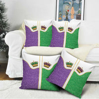 Mardi Gras Crown Pillow Cover Western Yoke Glitter Style