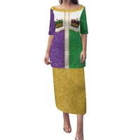 Mardi Gras Crown Puletasi Western Yoke Glitter Style