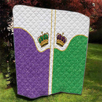 Mardi Gras Crown Quilt Western Yoke Glitter Style