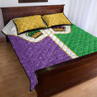 Mardi Gras Crown Quilt Bed Set Western Yoke Glitter Style