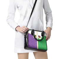 Mardi Gras Crown Shoulder Handbag Western Yoke Glitter Style
