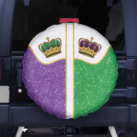 Mardi Gras Crown Spare Tire Cover Western Yoke Glitter Style