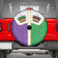 Mardi Gras Crown Spare Tire Cover Western Yoke Glitter Style