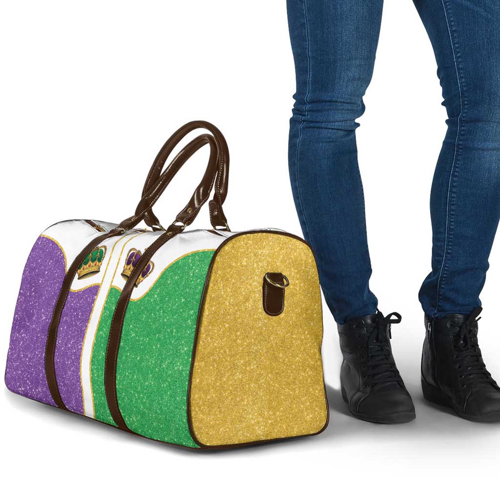 Mardi Gras Crown Travel Bag Western Yoke Glitter Style