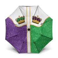 Mardi Gras Crown Umbrella Western Yoke Glitter Style