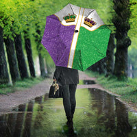 Mardi Gras Crown Umbrella Western Yoke Glitter Style
