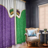 Mardi Gras Crown Window Curtain Western Yoke Glitter Style
