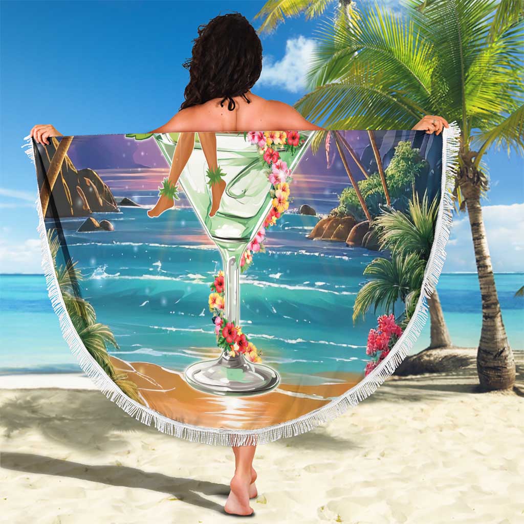 Aloha Hawaii Beach Blanket Hula Martini Tropical Vibes - Wonder Print Shop