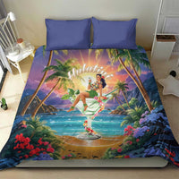 Aloha Hawaii Bedding Set Hula Martini Tropical Vibes - Wonder Print Shop