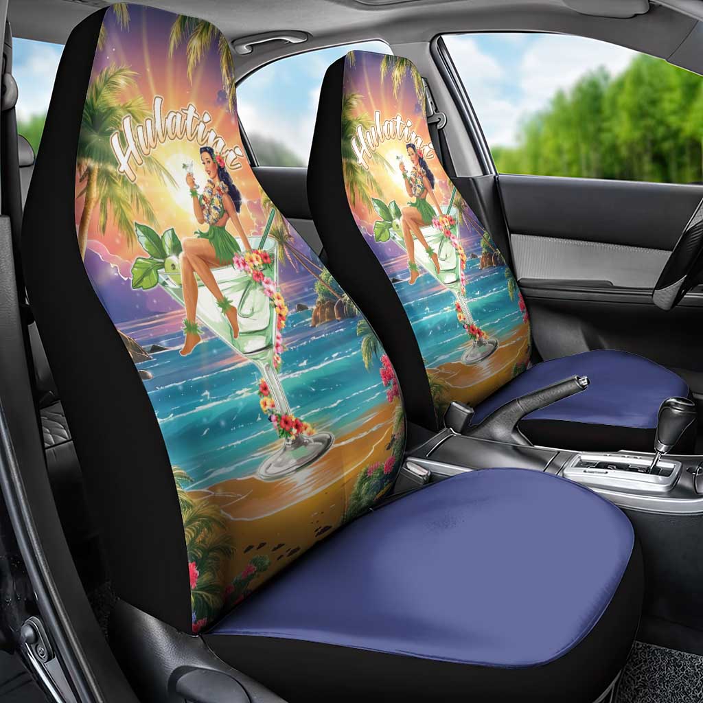 Aloha Hawaii Car Seat Cover Hula Martini Tropical Vibes - Wonder Print Shop