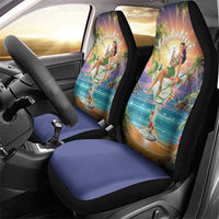 Aloha Hawaii Car Seat Cover Hula Martini Tropical Vibes - Wonder Print Shop