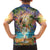 Aloha Hawaii Family Matching Summer Maxi Dress and Hawaiian Shirt Hula Martini Tropical Vibes - Wonder Print Shop