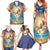 Aloha Hawaii Family Matching Summer Maxi Dress and Hawaiian Shirt Hula Martini Tropical Vibes - Wonder Print Shop