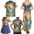 Aloha Hawaii Family Matching Summer Maxi Dress and Hawaiian Shirt Hula Martini Tropical Vibes - Wonder Print Shop