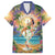 Aloha Hawaii Family Matching Summer Maxi Dress and Hawaiian Shirt Hula Martini Tropical Vibes - Wonder Print Shop