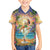 Aloha Hawaii Family Matching Summer Maxi Dress and Hawaiian Shirt Hula Martini Tropical Vibes - Wonder Print Shop