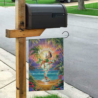 Aloha Hawaii Garden Flag Hula Martini Tropical Vibes - Wonder Print Shop