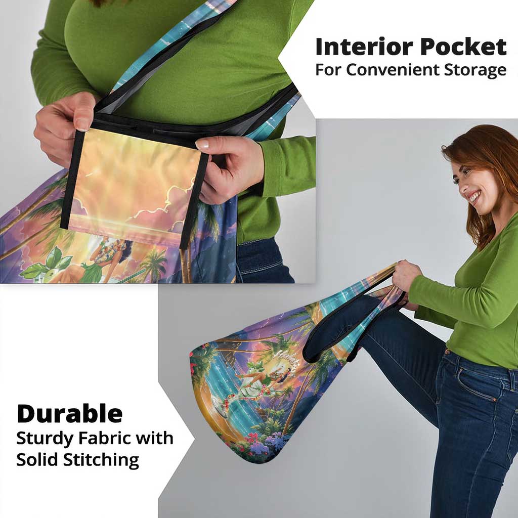 Aloha Hawaii Grocery Bag Hula Martini Tropical Vibes - Wonder Print Shop