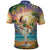 Aloha Hawaii Polo Shirt Hula Martini Tropical Vibes - Wonder Print Shop