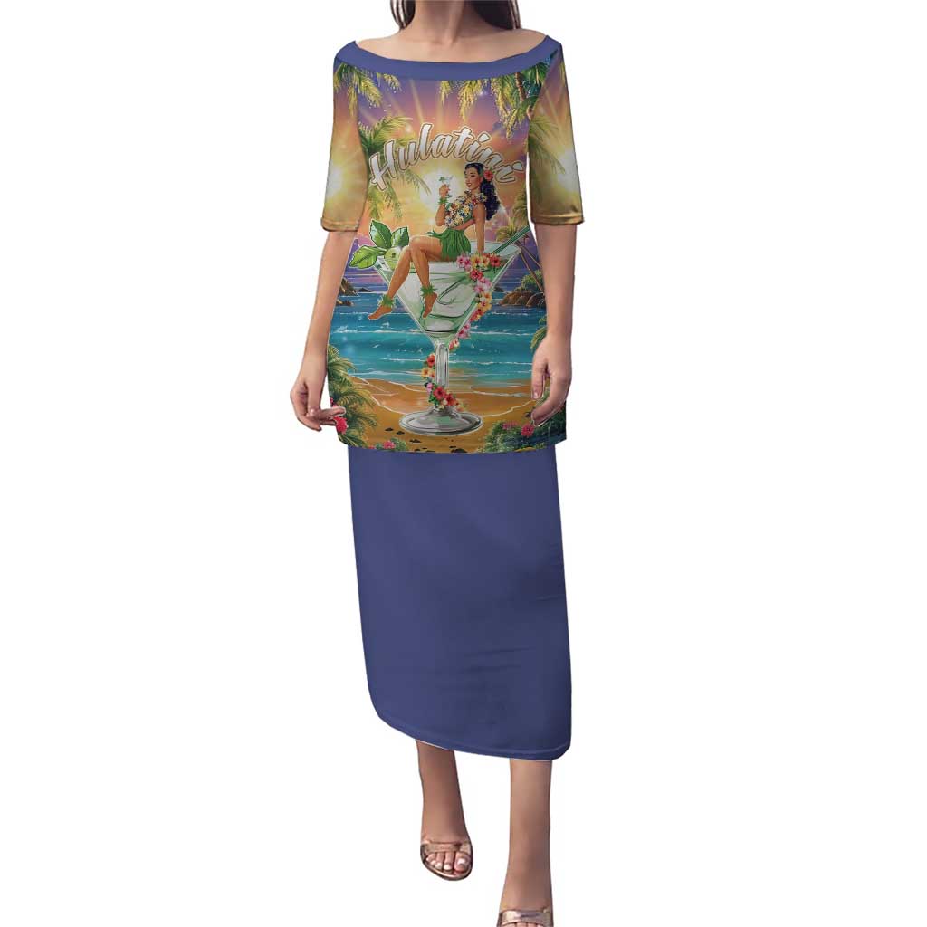 Aloha Hawaii Puletasi Hula Martini Tropical Vibes - Wonder Print Shop