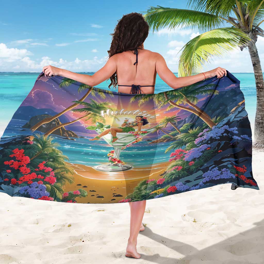 Aloha Hawaii Sarong Hula Martini Tropical Vibes - Wonder Print Shop