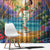 Aloha Hawaii Window Curtain Hula Martini Tropical Vibes - Wonder Print Shop