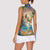 Aloha Hawaii Women Sleeveless Polo Shirt Hula Martini Tropical Vibes - Wonder Print Shop