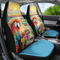 Hawaii Parrot Car Seat Cover Im Not Waiting Till 5 Oclock - Wonder Print Shop