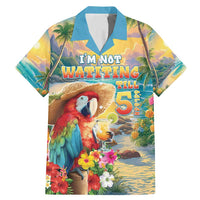 Hawaii Parrot Family Matching Mermaid Dress and Hawaiian Shirt Im Not Waiting Till 5 Oclock - Wonder Print Shop