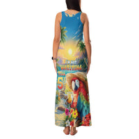 Hawaii Parrot Family Matching Tank Maxi Dress and Hawaiian Shirt Im Not Waiting Till 5 Oclock - Wonder Print Shop