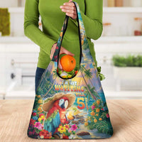 Hawaii Parrot Grocery Bag Im Not Waiting Till 5 Oclock - Wonder Print Shop