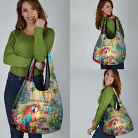Hawaii Parrot Grocery Bag Im Not Waiting Till 5 Oclock - Wonder Print Shop
