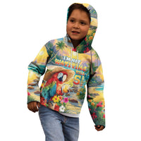 Hawaii Parrot Kid Hoodie Im Not Waiting Till 5 Oclock - Wonder Print Shop