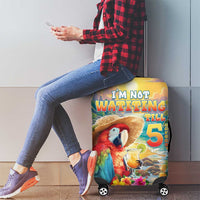 Hawaii Parrot Luggage Cover Im Not Waiting Till 5 Oclock - Wonder Print Shop
