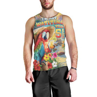 Hawaii Parrot Men Tank Top Im Not Waiting Till 5 Oclock - Wonder Print Shop