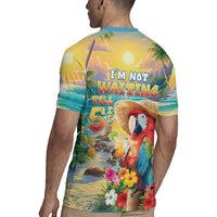 Hawaii Parrot Rugby Jersey Im Not Waiting Till 5 Oclock