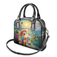 Hawaii Parrot Shoulder Handbag Im Not Waiting Till 5 Oclock - Wonder Print Shop