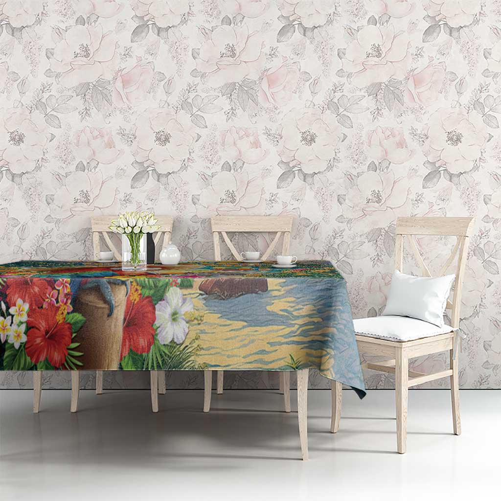 Hawaii Parrot Tablecloth Im Not Waiting Till 5 Oclock - Wonder Print Shop