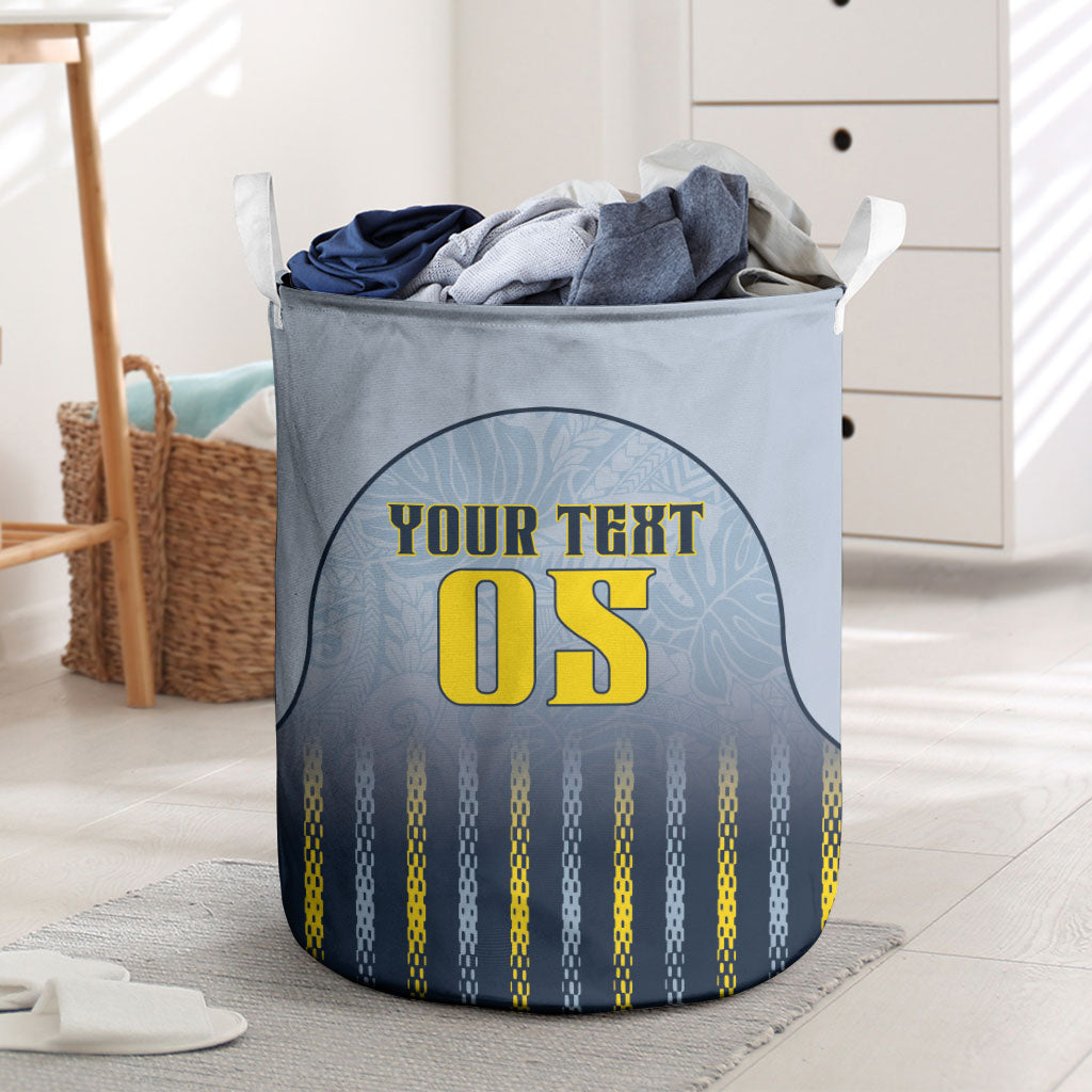 Custom Antigua And Barbuda 2026 Cricket Laundry Basket Fly High Falcons