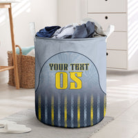 Custom Antigua And Barbuda 2026 Cricket Laundry Basket Fly High Falcons
