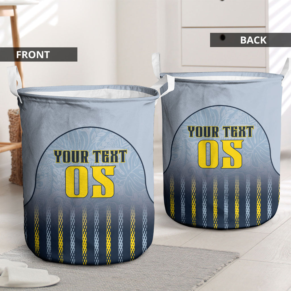 Custom Antigua And Barbuda 2026 Cricket Laundry Basket Fly High Falcons