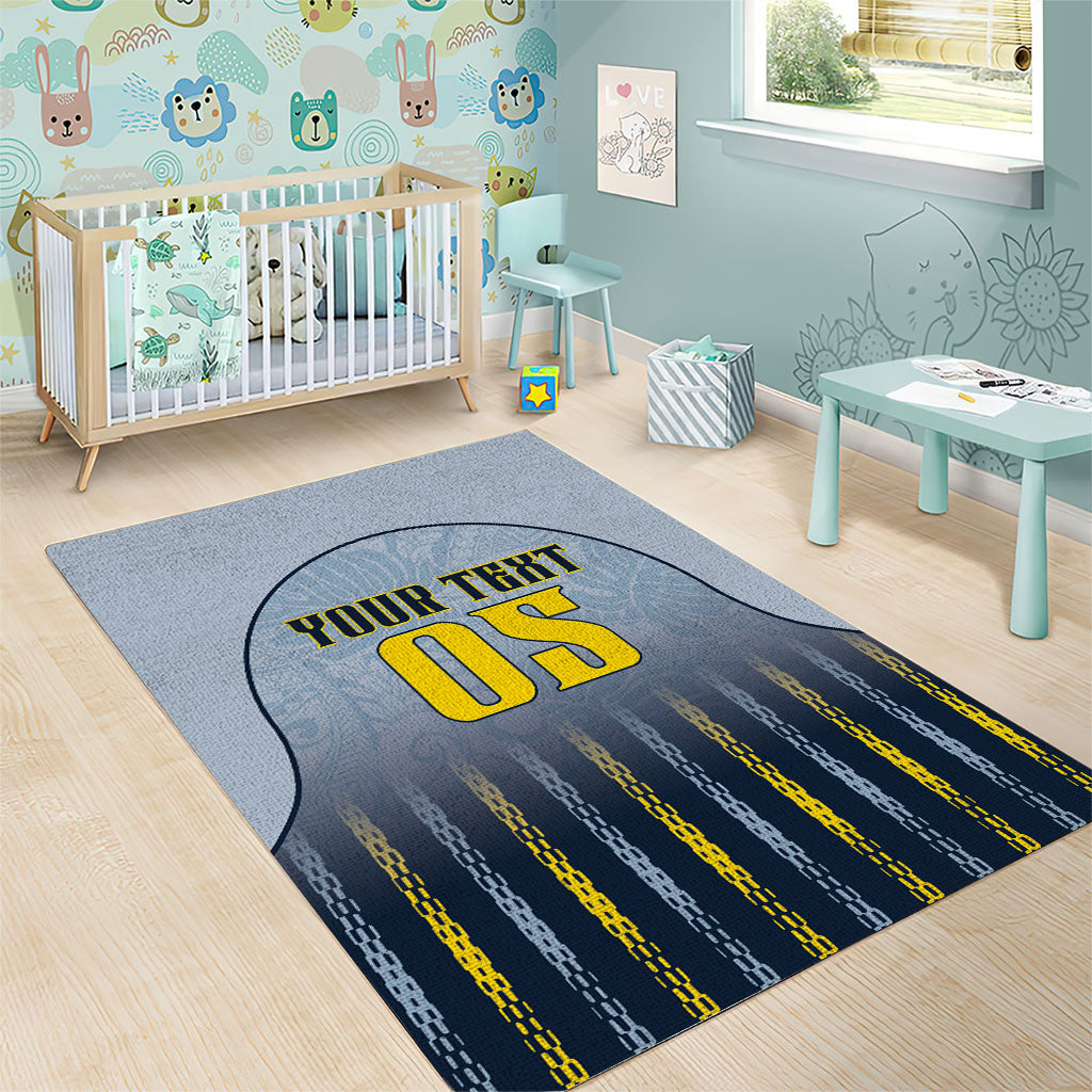 Custom Antigua And Barbuda 2026 Cricket Area Rug Fly High Falcons