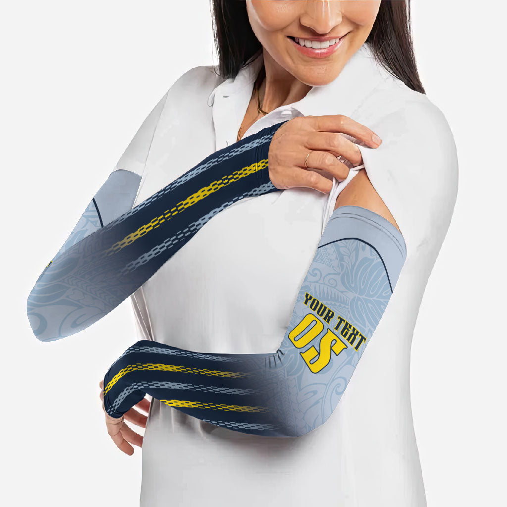 Custom Antigua And Barbuda 2026 Cricket Arm Sleeves Fly High Falcons
