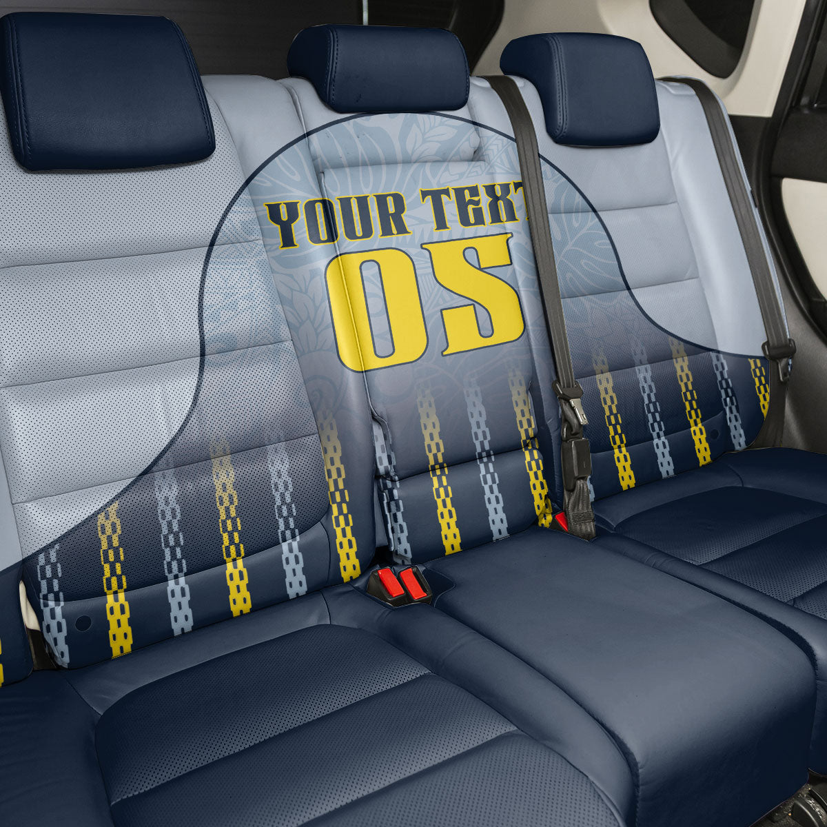Custom Antigua And Barbuda 2026 Cricket Back Car Seat Cover Fly High Falcons