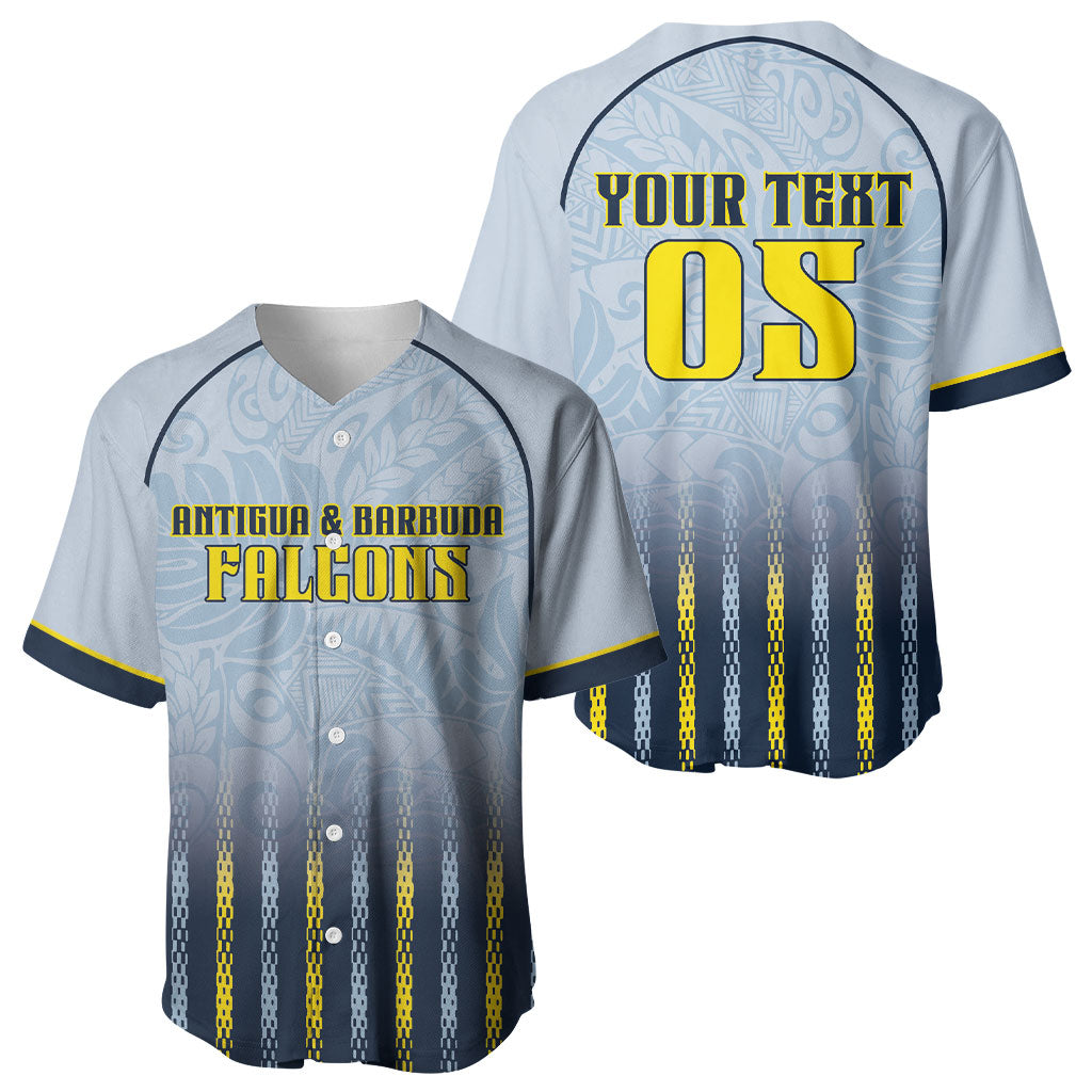 Custom Antigua And Barbuda 2026 Cricket Baseball Jersey Fly High Falcons